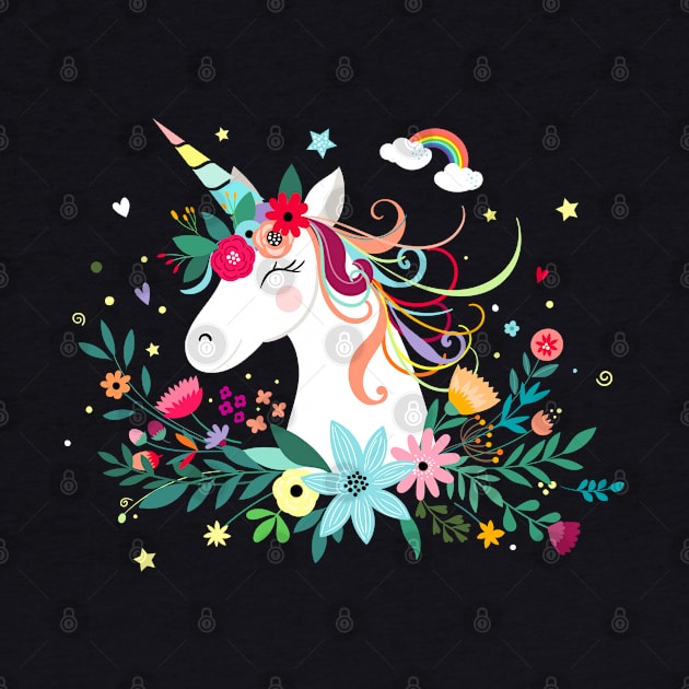 Whimsical Unicorn Love by machmigo